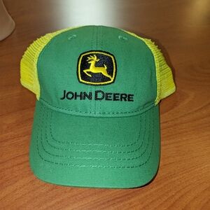 John Deere Embroidered Trucker Mesh Snapback Cap Hat Toddler